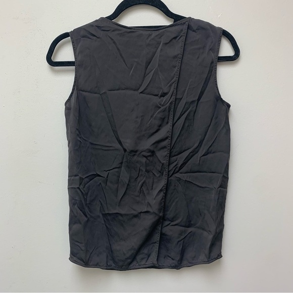 Vince 100% Silk Split Back Blouse - Picture 9 of 10